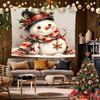 Santa Claus Christmas Tapestry Background Cloth Hanging Cloth Bedroom Bedside Decorative Wall Cloth Rental Dormitory Tapestry