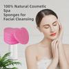20 Pieces Facial Sponges Heart Shape Compressed Facial Natural Facial Cleansing Pads Exfoliating For Cleansing Reusable