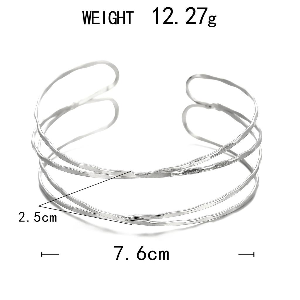 Simple Combination Bracelet, Fashionable And Personalized Multi-Element Chain 6-Piece Set Jewelry.