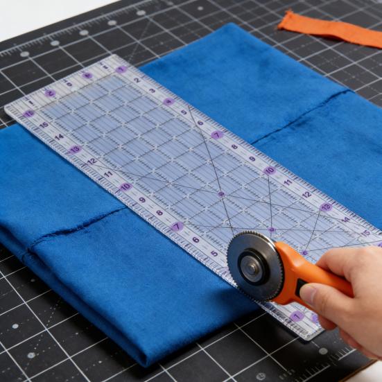 Quilting Ruler Acrylic Sewing Ruler Transparent Quilting Template Cutting Ruler for Quilting Squares Patchwork Beginners Sewing Crafts