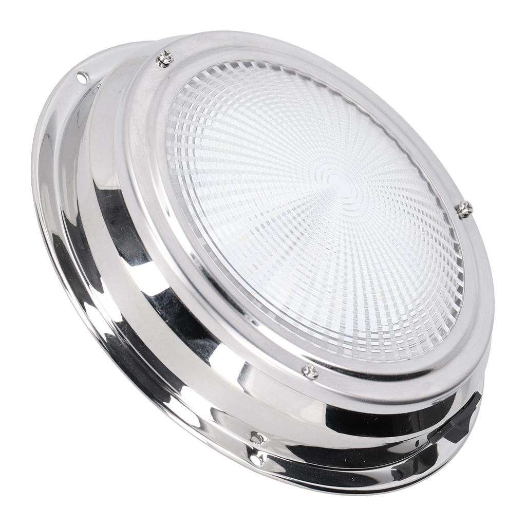 12V Roof Reading Light LED Dome Ceiling Warm White Lamp Dustproof High Brightness for Yacht RV Bus