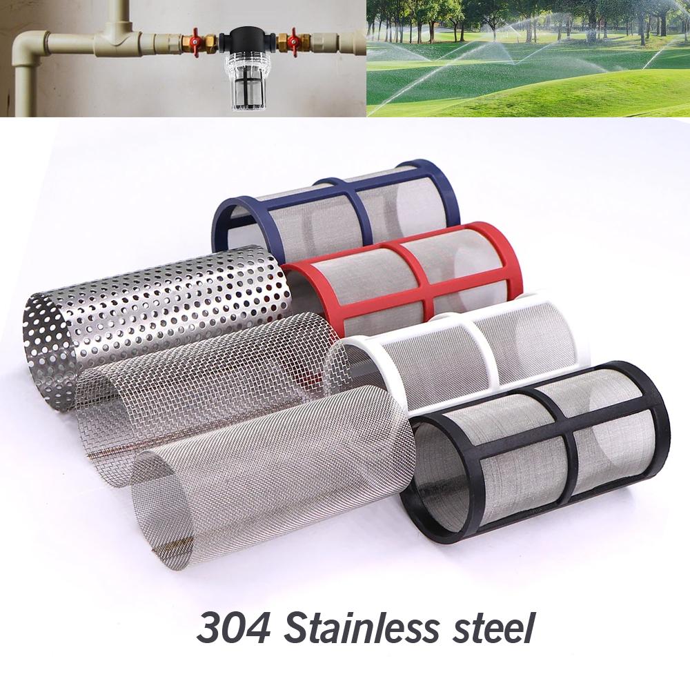 1/2'' 3/4'' 1'' Filtre pour Tuyau d'Arrosage de Jardin Raccord en Laiton Tube d'Irrigation Agricole Préfiltre Impuretés Tamis 10-200 Mesh