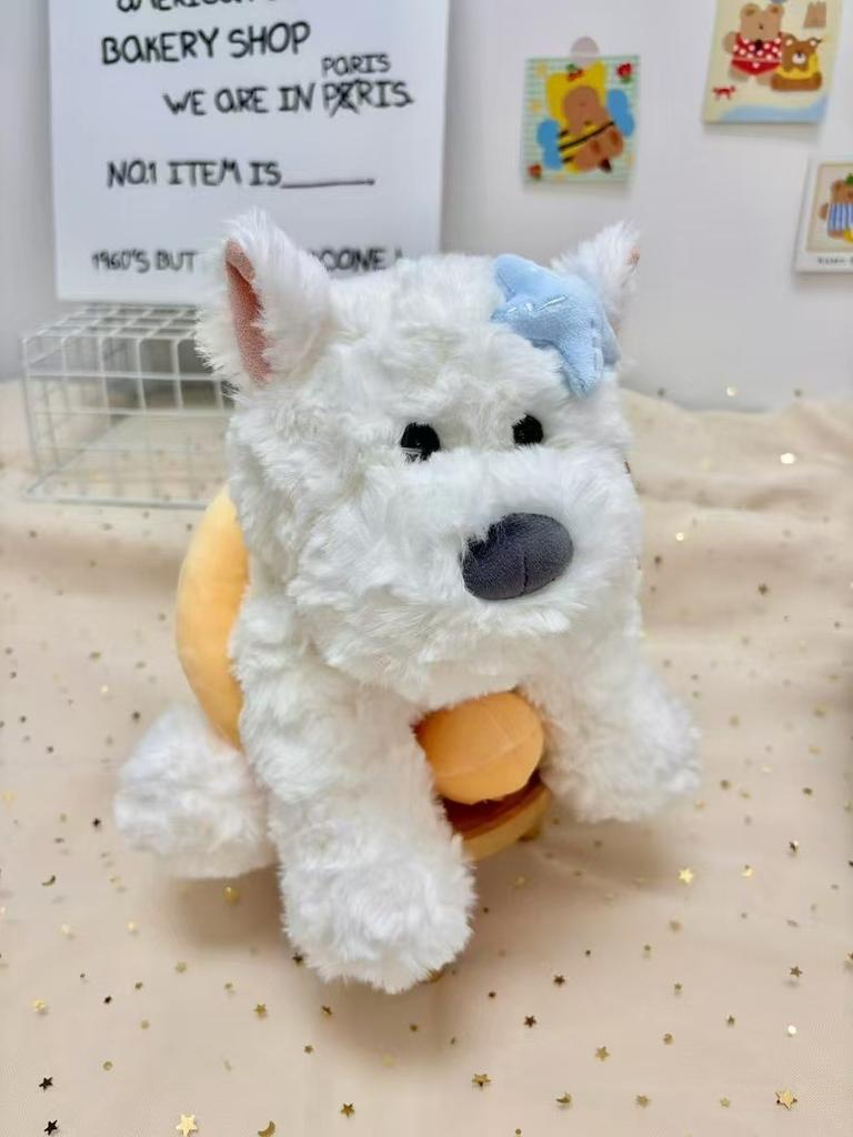 West Highland White Terrier Plush Toy Gift For Events And Decor