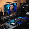 V-Valorant Game Mouse Pad Rubber Thicken Overlock Gaming Table Mat Office Computer Keyboard Pad PC Mousepad