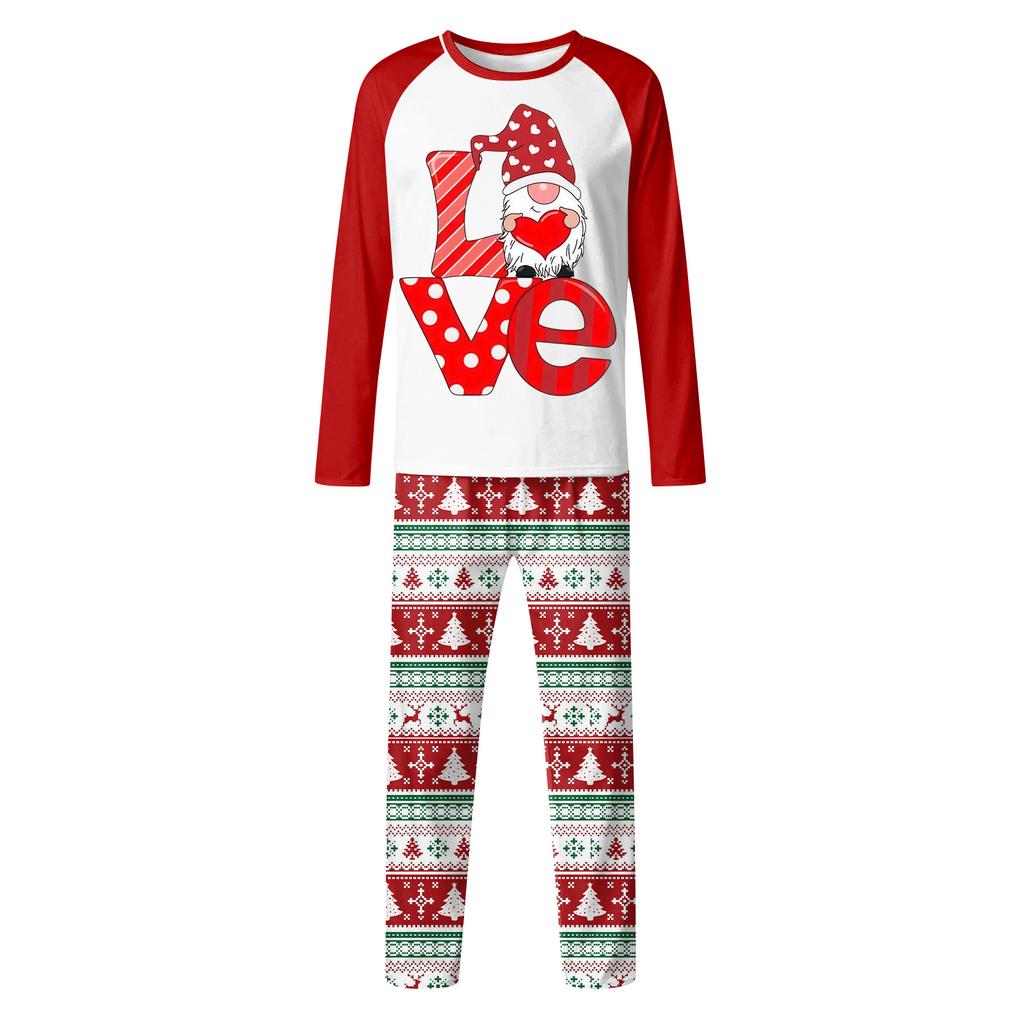 Family Matching Sets Pajamas, Loungewear Outfits,Family Matching Long Sleeve Tops+Pants Set