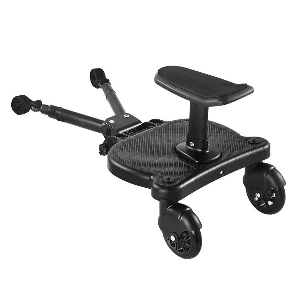 2 in 1 Sit and Stand Stroller Pedal Adapter Universal Holds 55lbs Strollers Step Board Adapter Comfort Creative