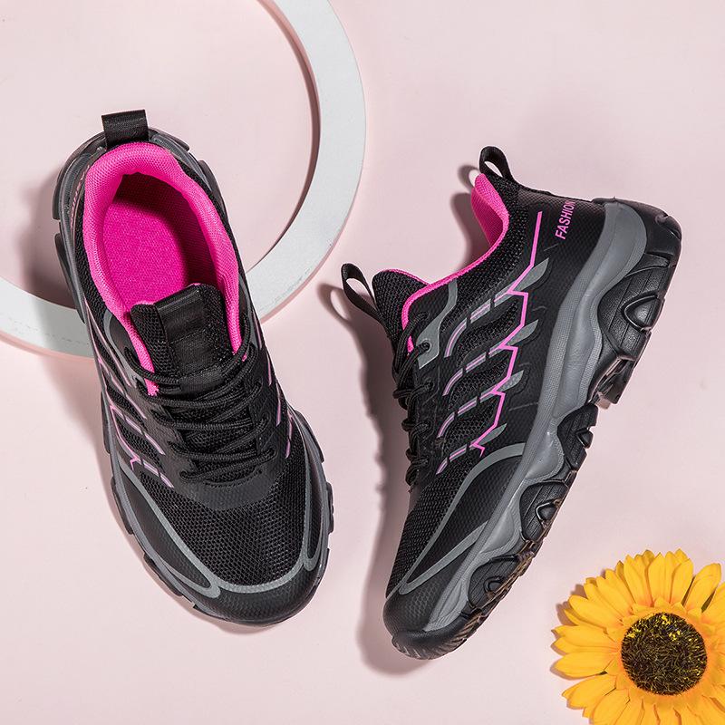 

Outdoor hiking shoes for men and women, wear-resistant and non-slip mesh, breathable and lightweight hiking, off-road men s sports shoes 42