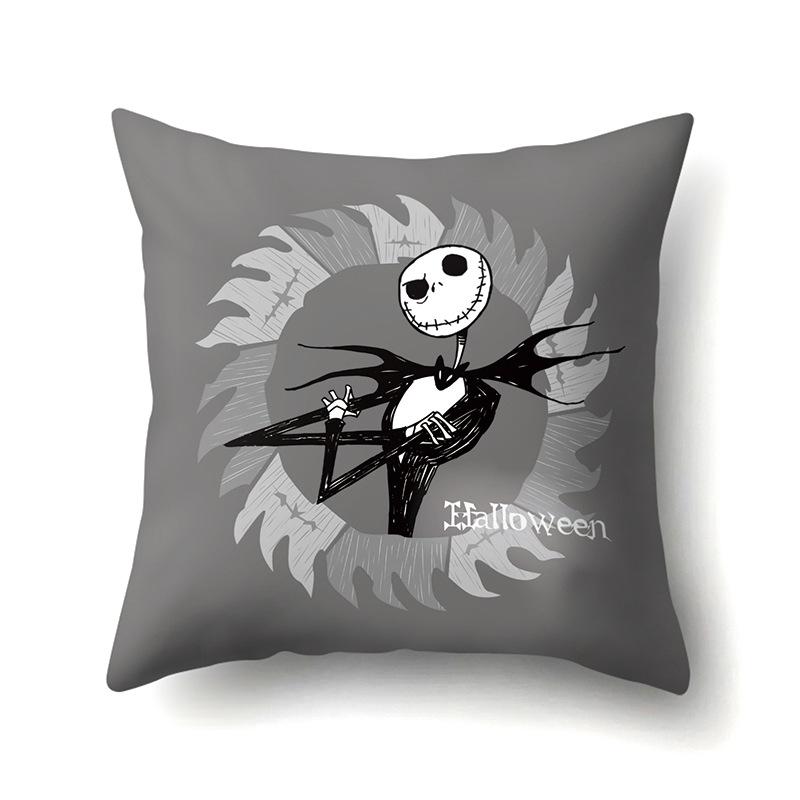Halloween Pillow Cover Car Waist Pillow Pumpkin Sofa Cushion Cover Office Home Living Room Pillow Cover Premium