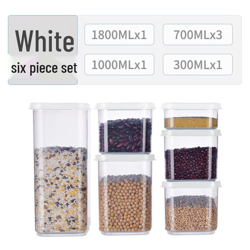 Yicang Airtight Transparent Plastic Food Storage Container Set