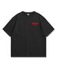 ORIGINALDAY Original Color Font Oversized Short Sleeve T-Shirt Unisex Black (Red)