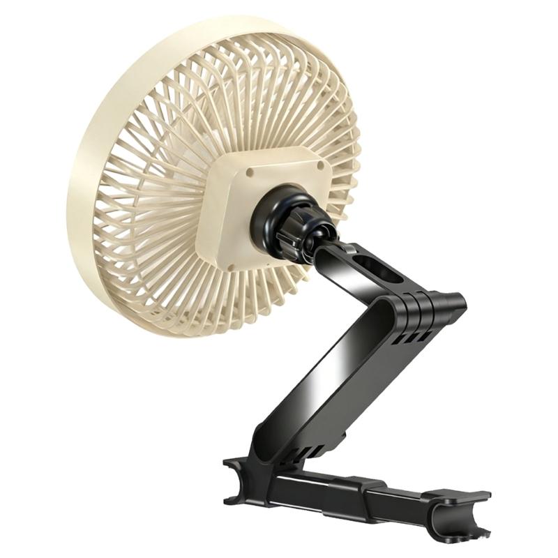 

Universal 12V 24V Car Cooling Fan Featuring Adjustable Rotation Stand And 3 Speed Choices For Vehicles Trucks