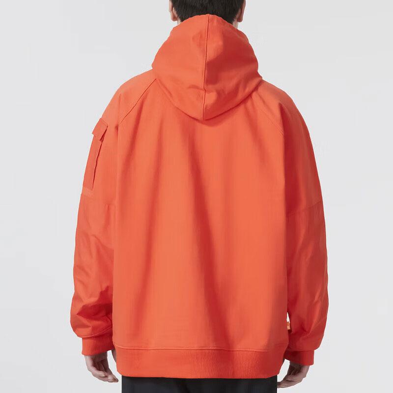Timberland Casual Breathable Hooded Loose Sweatshirt Men Sweatshirt Orange A25N8-845
