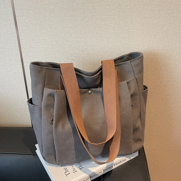 Large capacity canvas tote bag women's shoulder bag