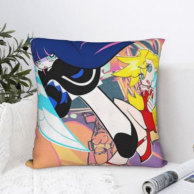 Panty Stocking with Garterbelt Square Pillow Case Angles Cushion Covers Creative Polyester Decor Pillowcover for Sofa Cm