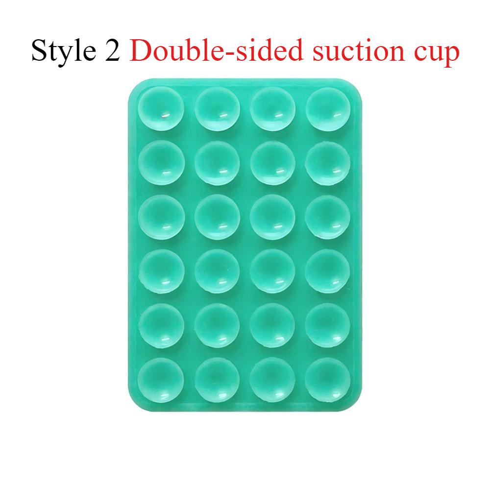 Sticker/Double-sided Suction Cup Adhesive Silicone Suction Pad Bracket Multifunction Rubber Sucker Pad Durable Mobile Phone