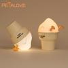 Capybara Night Light Rechargeable Mobile Smart Settings Timing Silicone Lamp Unique Bedside Decoration Pat Brightness Adjustment