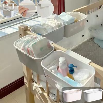 Nachtkastje Hangmand Geen Boren Nodig Plank Baby Luierhek Tafelbakken Verwijderbare Draagbare Prullenbak Opbergmand