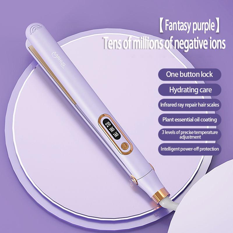 

MRHUS Профессиональный выпрямитель для ухода за волосами, Многофункциональный выпрямитель для бигуди 2-в-1, Безопасные приборы для укладки волос EU