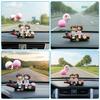 Playful Couple Themed Resin Car Ornament Dashboard Decors Creative Dashboard Decors Creative Automotive Gift For Partner