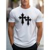European Size Mens TShirt Comfortable Crew Neck Casual Cotton ShortSleeves Soft Breathable Top Menswear Tshirt Summer Spring Streetwear Cotton Fabric