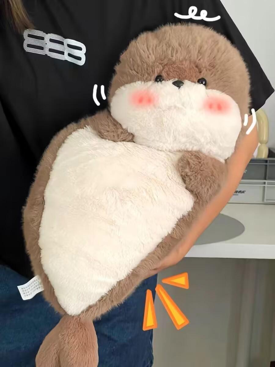 

Супермягкая плюшевая подушка в виде морской выдры - милая кукла для сна и сувенир в виде аквариума