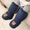 Warm Cotton Baby Shoes: Fleece-Lined, Non-Slip, Soft-Soled for 0-1 Year Old Boys and Girls Winter.