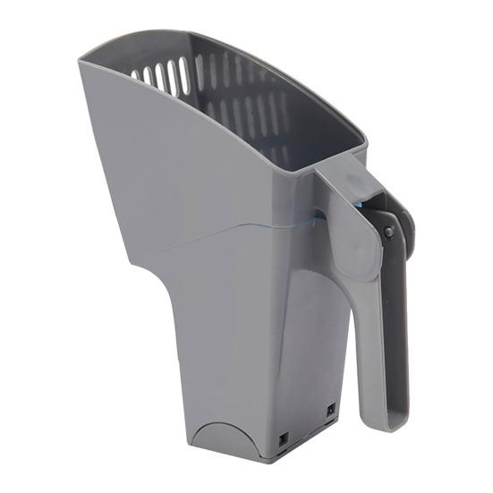 Cat Litter Scooper with Waste Can Pet Waste Scoop Cat Litter Shovel Hand Sifting Shovel with Trash Bag Holder for Indoor Cats Dogs