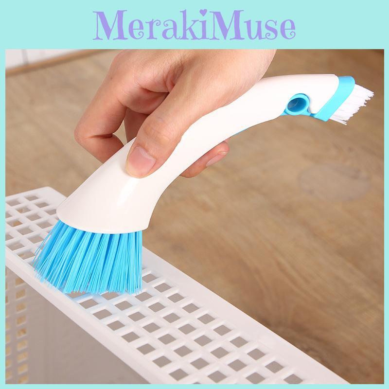 Dual Head Hard Bristle Cleaning Brush For Washing Machine And Bath Tub
