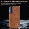 AZNS For Samsung Galaxy S21 FE 5G Case Crocodile Texture Electroplating Leather Back Phone Cover