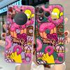 Phone Case for Honor X9a X5c X9D X9C X7d X7b X7a X9b X8b X8a Soft Cover The Simpsons Donuts