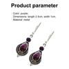 1 Pair Inlaid Rhinestone All-match Charming Dangler Earring for Banquet