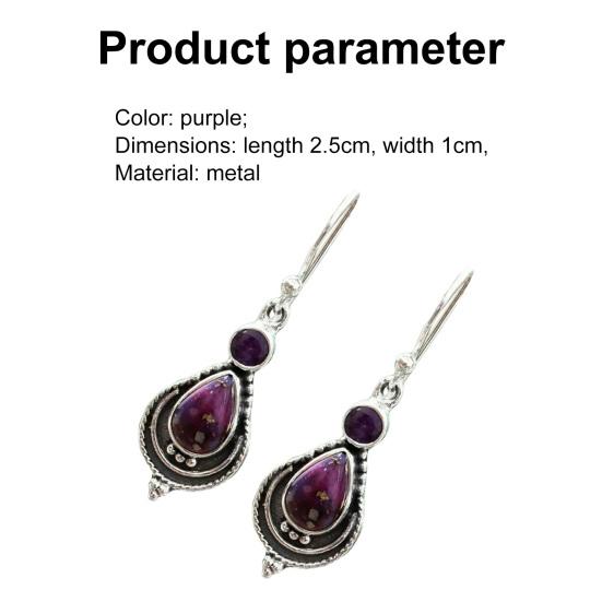 1 Pair Inlaid Rhinestone All-match Charming Dangler Earring for Banquet