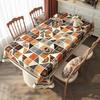 Ethnic Style Waterproof Tablecloth Family Gathering Oil Proof Wash Free Dining Table Mat Easy To Maintain Thick Anti Slip Desktop Protective Cover