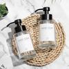 Anti-slip Refillable Foaming Soap Dispenser Thick Glass Round Foam Pump Bottle Amber Reusable Brown Glass Jar Bathroom