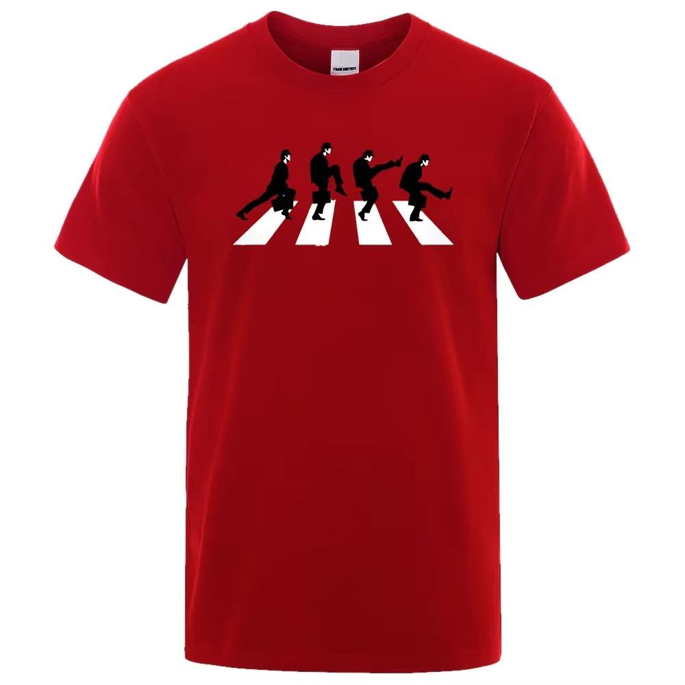 Men T-Shirt Monty Python The Ministry Of Silly Walks T Shirt Fashion Funny Short Sleeved Cotton Oversized Tshirt Personality Tee