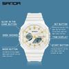 SANDA 6016 Brand Style Men Digital Watch Shock Sports Watches Mens Fashion Waterproof LED Electronic Wristwatch Mens Relogio