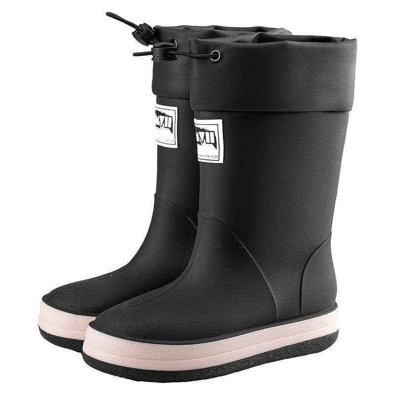 New Children's Outdoor Waterproof Shoes Boys and Girls Fashion Rain Boots Children's High Soft-soled Rain Shoes Women's Rubber Shoes