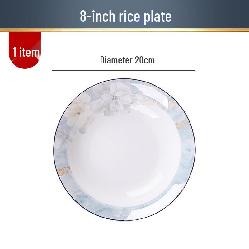 New Chinese Bone China Tableware: Bowls, Plates, and Dishes for Housewarming