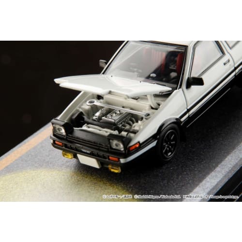 Hobby Japan HJ64 1/64 Scale Toyota Sprinter Trueno (AE86) / Initial D Engine Model with Keisuke Takahashi, Finished Product HJ641052DA