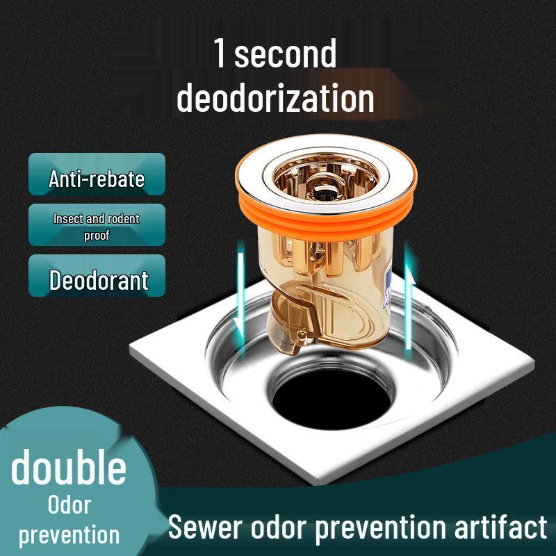 Universal Anti-Odor Insect-Proof Floor Drain Core for Bathroom