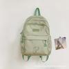 Schoolbag Japanese Ins Wind Butterfly Backpack Female, Junior High School Girls Student Schoolbag Large Capacity Travel Light Backpack