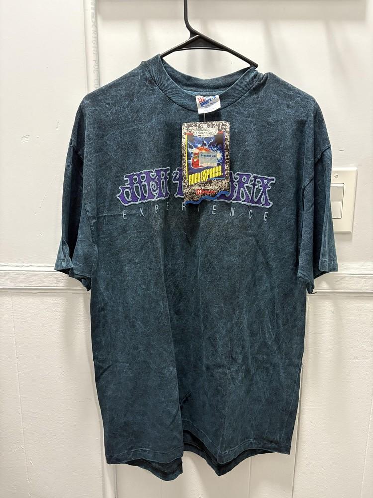 

Vintage Jimi Hendrix Experience Shirt Mens XL Black Hanes Rock Express Band 90s Unisex T-Shirt XXXXL
