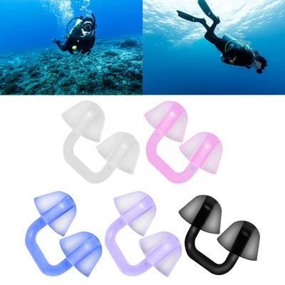 Swimming Waterproof Nose Plug Reusable Nose Protector for Adults Kids Swimming Invisible Nose Clip for Swimming Diving