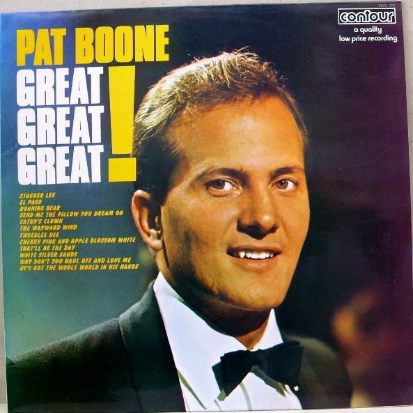 LP Record PAT BOONE - Great! Great! Great! 2870172 Contour 1972 UK Pop Used