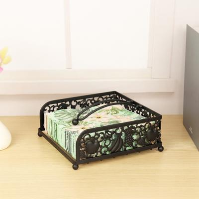 Suport pentru șervețele de masă cu decor pentru braț rezistent la vânt Design gol, ponderat cu fructe, capacitate mare în aer liber