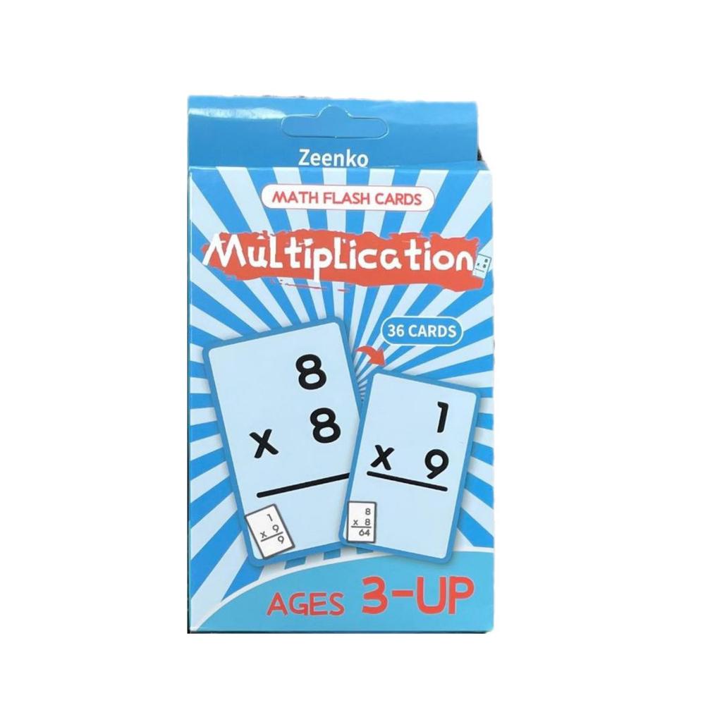 36pcs Auxiliary Learning Addition, Subtraction, Multiplication, Flash, Cognitive Card, School Teacher's Teaching Aids