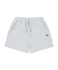 Brown Bless W Tag Sweat Shorts - Ash