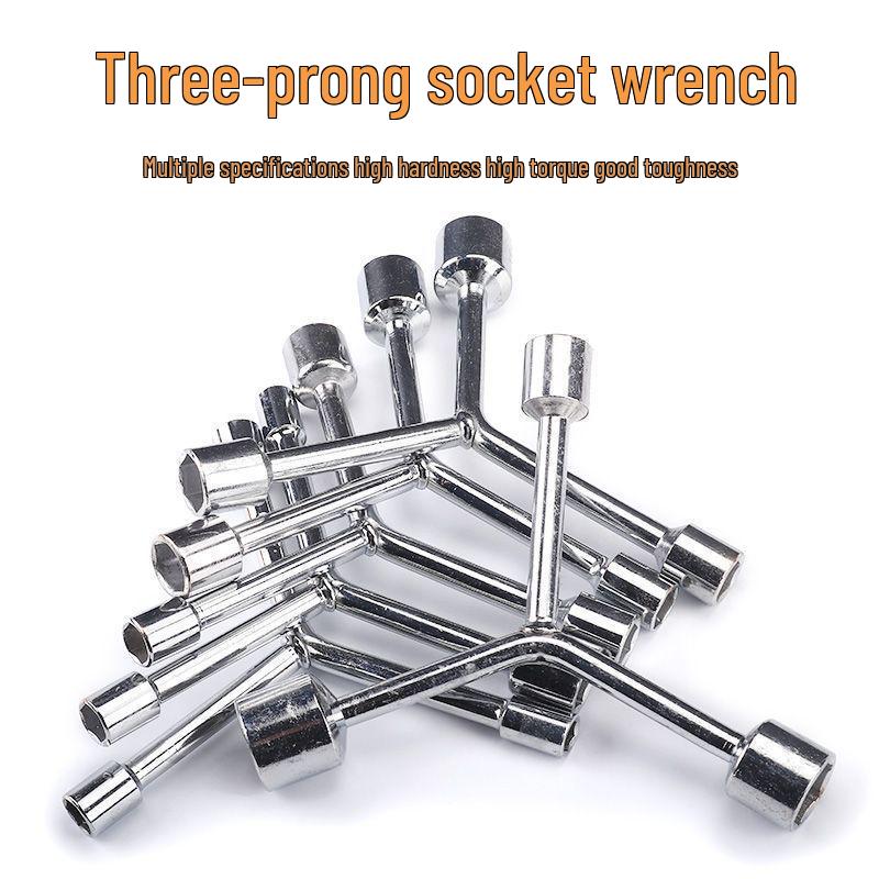 Multifunctional Y-Type Extended Socket Wrench Set