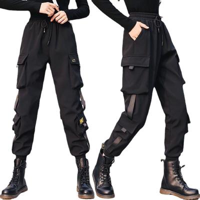 Women Cargo Pants Joggers High Waisted Harajuku Harem Pants Female Hip Hop Streetwear