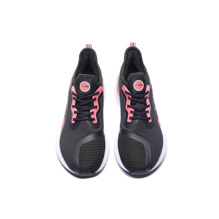 Li Ning Crazy Run-X Cushioning Low Top Running Shoes Women Sneaker Orange Red ARHP076-1